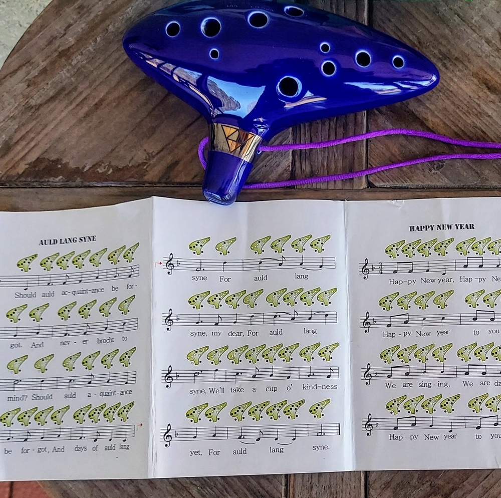 Purple Ocarina of Time 12-Hole Alto C from the Legend of Zelda. - Picture 10 of 10